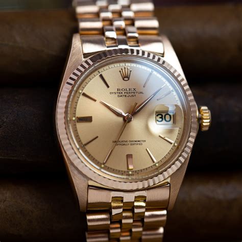 The Rolex Rose Gold Datejust 1601 